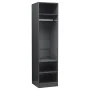 Armario de madera contrachapada gris brillante 50x50x200 cm von , Kleiderschränke - Ref: Foro24-800242, Preis: 124,62 €, Raba...