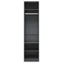 Armario de madera contrachapada gris brillante 50x50x200 cm von , Kleiderschränke - Ref: Foro24-800242, Preis: 124,62 €, Raba...