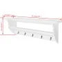 Perchero estilo barroco MDF blanco by , Hat and coat racks - Ref: Foro24-242644, Price: 45,30 €, Discount: %