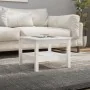 Mesa de centro de madera maciza de pino blanco 55x55x40 cm by , Coffee table - Ref: Foro24-814270, Price: 69,10 €, Discount: %