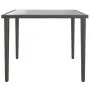 Mesa de jardín de acero gris 48x48x37 cm by , Modular outdoor sofas - Ref: Foro24-364125, Price: 32,21 €, Discount: %