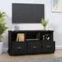 Mueble de TV madera contrachapada negro 100x35x50 cm by , TV Furniture - Ref: Foro24-816289, Price: 82,76 €, Discount: %