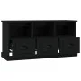 Mueble de TV madera contrachapada negro 100x35x50 cm by , TV Furniture - Ref: Foro24-816289, Price: 82,76 €, Discount: %