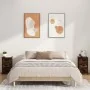 Mesita de noche madera contrachapada roble ahumado 39x39x67 cm | Foro24.es | Tu tienda online para hogar, jardín y más Foro24.es