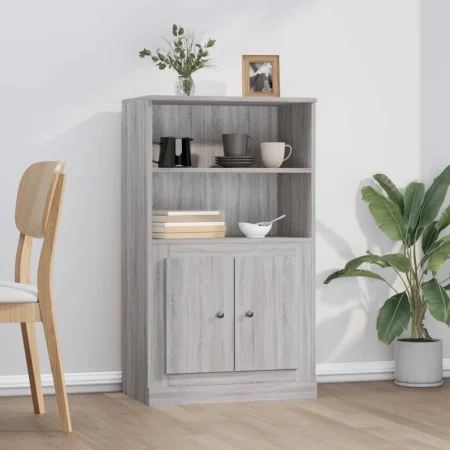 Aparador de madera contrachapada gris Sonoma 60x35,5x103,5 cm by , Sideboards - Ref: Foro24-816318, Price: 89,73 €, Discount: %