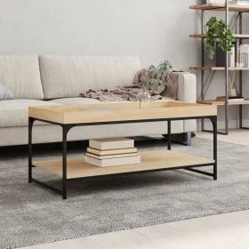 Mesa de centro madera de ingeniería roble Sonoma