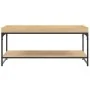 Mesa de centro madera de ingeniería roble Sonoma 100x49x45 cm by , Coffee table - Ref: Foro24-832804, Price: 53,88 €, Discoun...
