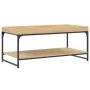 Mesa de centro madera de ingeniería roble Sonoma 100x49x45 cm by , Coffee table - Ref: Foro24-832804, Price: 53,88 €, Discoun...