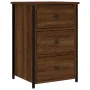 Mesita de noche madera de ingeniería roble marrón 40x36x60 cm de , Mesitas de noche - Ref: Foro24-826001, Precio: 65,87 €, De...