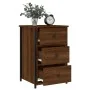 Mesita de noche madera de ingeniería roble marrón 40x36x60 cm de , Mesitas de noche - Ref: Foro24-826001, Precio: 65,87 €, De...