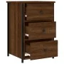 Mesita de noche madera de ingeniería roble marrón 40x36x60 cm de , Mesitas de noche - Ref: Foro24-826001, Precio: 65,87 €, De...