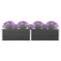 Arriate elevado de jardín WPC gris 200x50x54 cm de , Maceteros y jardineras - Ref: Foro24-318095, Precio: 281,86 €, Descuento: %