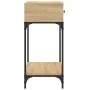 Mesa consola madera de ingeniería roble Sonoma 75x34,5x75 cm by , Side tables - Ref: Foro24-833399, Price: 89,04 €, Discount: %