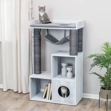 TRIXIE Poste rascador para gatos función de estante gris 72x38x110 cm by , Cat furniture - Ref: Foro24-444015, Price: 194,98 ...
