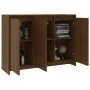 Aparador de madera de ingeniería marrón roble 102x33x75 cm von , Sideboards - Ref: Foro24-813016, Preis: 122,57 €, Rabatt: %