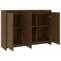 Aparador de madera de ingeniería marrón roble 102x33x75 cm von , Sideboards - Ref: Foro24-813016, Preis: 122,57 €, Rabatt: %