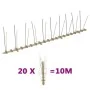 Set de 2 hileras de pinchos contra pájaros y palomas 20 uds 10m | Foro24.es | Tu tienda online para hogar, jardín y más Foro24.es