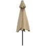 Sombrilla de jardín con palo de metal taupe 300 cm de , Sombrillas - Ref: Foro24-44500, Precio: 62,80 €, Descuento: %