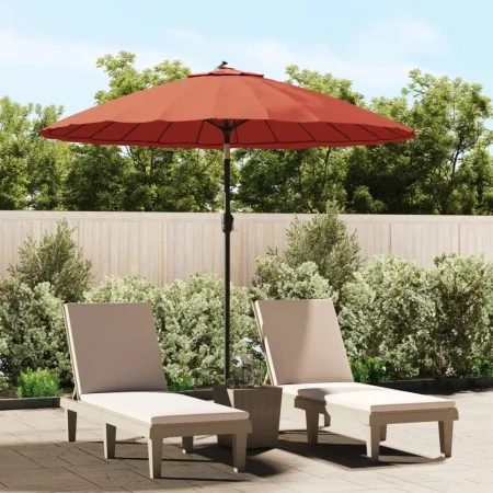 Sombrilla de jardín con palo de aluminio terracota 270 cm von , Sonnenschirme - Ref: Foro24-47309, Preis: 79,96 €, Rabatt: %