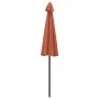 Sombrilla de jardín con palo de aluminio terracota 270 cm von , Sonnenschirme - Ref: Foro24-47309, Preis: 79,96 €, Rabatt: %