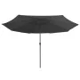 Sombrilla de jardín con palo de metal antracita 390 cm by , Umbrellas - Ref: Foro24-47380, Price: 80,53 €, Discount: %