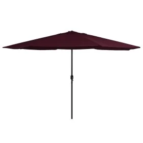 Sombrilla de jardín con palo de metal rojo burdeos 390 cm by , Umbrellas - Ref: Foro24-47382, Price: 80,05 €, Discount: %