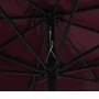 Sombrilla de jardín con palo de metal rojo burdeos 390 cm von , Sonnenschirme - Ref: Foro24-47382, Preis: 82,21 €, Rabatt: %