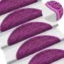 Alfombras de peldaños de escalera 15 uds violeta 65x21x4 cm by , Stair mats - Ref: Foro24-133905, Price: 85,90 €, Discount: %