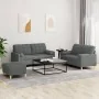 Juego de sofás con cojines 3 piezas tela gris oscuro von , Sofas - Ref: Foro24-3201299, Preis: 486,83 €, Rabatt: %