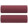 Juego de sofás con cojines 3 piezas tela rojo tinto by , Sofas - Ref: Foro24-3201336, Price: 505,78 €, Discount: %