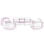 Juego de sofás con cojines 4 piezas terciopelo marrón by , Sofas - Ref: Foro24-3201493, Price: 651,44 €, Discount: %