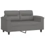 Juego de sofás con cojines 4 piezas tela microfibra gris oscuro von , Sofas - Ref: Foro24-3202298, Preis: 799,13 €, Rabatt: %