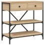 Mesa consola madera de ingeniería roble Sonoma 75x34,5x75 cm by , Side tables - Ref: Foro24-833409, Price: 103,61 €, Discount: %