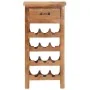 Botellero de madera maciza de acacia 40x30x80 cm by , Wine racks - Ref: Foro24-287482, Price: 178,62 €, Discount: %