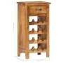 Botellero de madera maciza de acacia 40x30x80 cm by , Wine racks - Ref: Foro24-287482, Price: 178,62 €, Discount: %