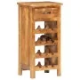 Botellero de madera maciza de acacia 40x30x80 cm by , Wine racks - Ref: Foro24-287482, Price: 178,62 €, Discount: %