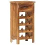 Botellero de madera maciza de acacia 40x30x80 cm by , Wine racks - Ref: Foro24-287482, Price: 178,62 €, Discount: %