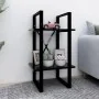 Estantería de 2 niveles madera contrachapada negro 40x30x70 cm by , Bookcases and shelves - Ref: Foro24-806408, Price: 38,93 ...