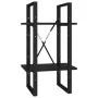 Estantería de 2 niveles madera contrachapada negro 40x30x70 cm by , Bookcases and shelves - Ref: Foro24-806408, Price: 38,93 ...