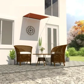 Toldo retráctil naranja y marrón 150x150 cm by , Awnings - Ref: Foro24-145894, Price: 41,82 €, Discount: %