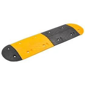 Badén de velocidad caucho amarillo y negro 129x32,5x4 cm von , Straßen- und Verkehrszeichen - Ref: Foro24-153105, Preis: 77,2...