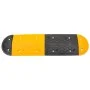 Badén de velocidad caucho amarillo y negro 129x32,5x4 cm by , Road and traffic signs - Ref: Foro24-153105, Price: 77,23 €, Di...