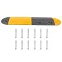 Badén de velocidad caucho amarillo y negro 129x32,5x4 cm by , Road and traffic signs - Ref: Foro24-153105, Price: 77,23 €, Di...