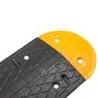 Badén de velocidad caucho amarillo y negro 129x32,5x4 cm by , Road and traffic signs - Ref: Foro24-153105, Price: 77,23 €, Di...