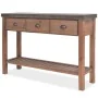 Mesa consola de madera de abeto maciza 122x35x80 cm by , Side tables - Ref: Foro24-245460, Price: 291,16 €, Discount: %