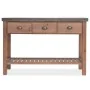 Mesa consola de madera de abeto maciza 122x35x80 cm by , Side tables - Ref: Foro24-245460, Price: 291,16 €, Discount: %