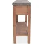 Mesa consola de madera de abeto maciza 122x35x80 cm by , Side tables - Ref: Foro24-245460, Price: 291,16 €, Discount: %