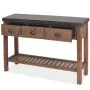 Mesa consola de madera de abeto maciza 122x35x80 cm by , Side tables - Ref: Foro24-245460, Price: 291,16 €, Discount: %