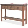 Mesa consola de madera de abeto maciza 122x35x80 cm by , Side tables - Ref: Foro24-245460, Price: 291,16 €, Discount: %