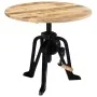 Mesa auxiliar madera de mango y hierro fundido 60x(46-63) cm by , Side tables - Ref: Foro24-247915, Price: 136,74 €, Discount: %